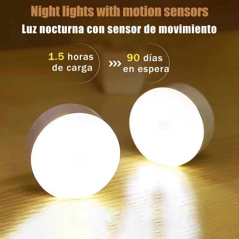 Light Switch - Lampada Notturna LED Ricaricabile USB con