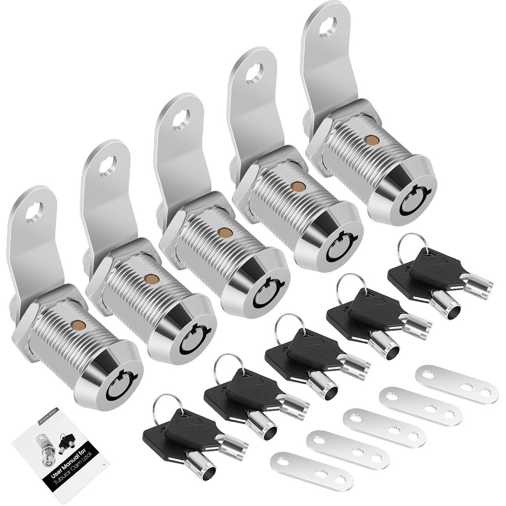 Door Lock - Set di 5 serrature per armadietti