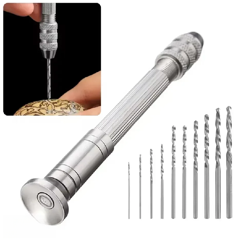 Drill Bits - Mini Trapano Manuale 0.8-3.0mm, Utensili per
