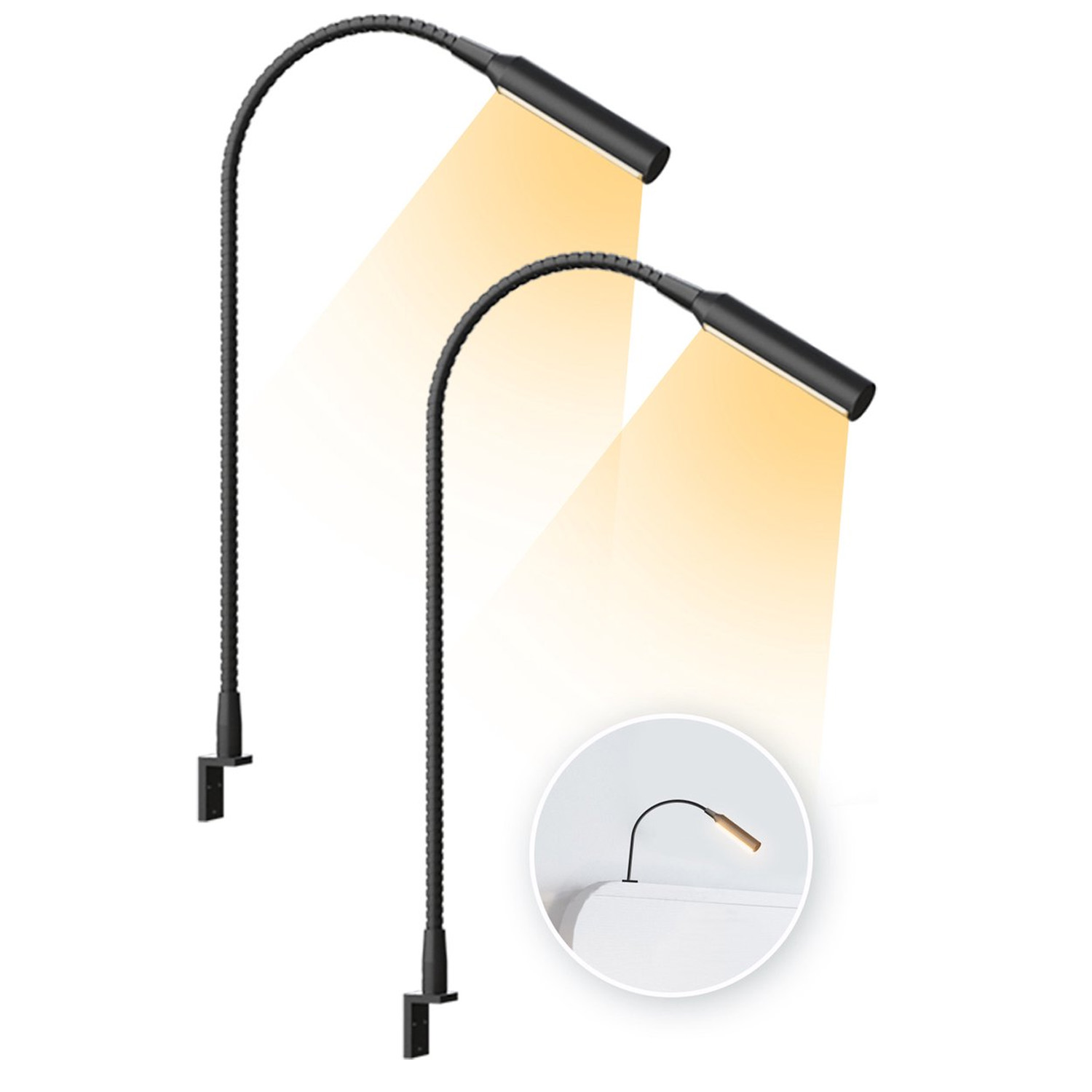 Light Switch - 2 lampade da lettura a LED