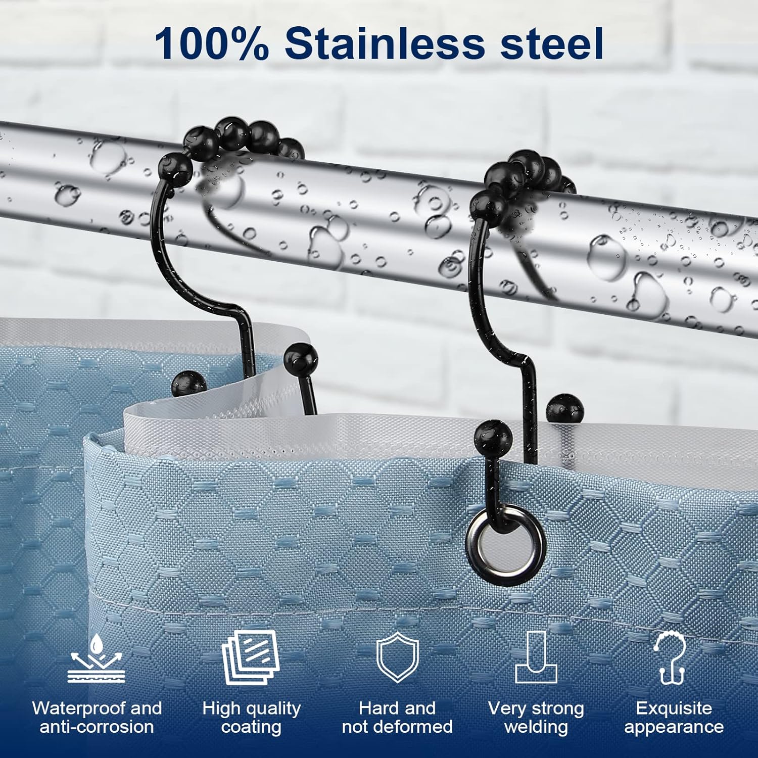 Gancio per Tenda Doccia, Robus - Curtain Rods recensione e prezzo