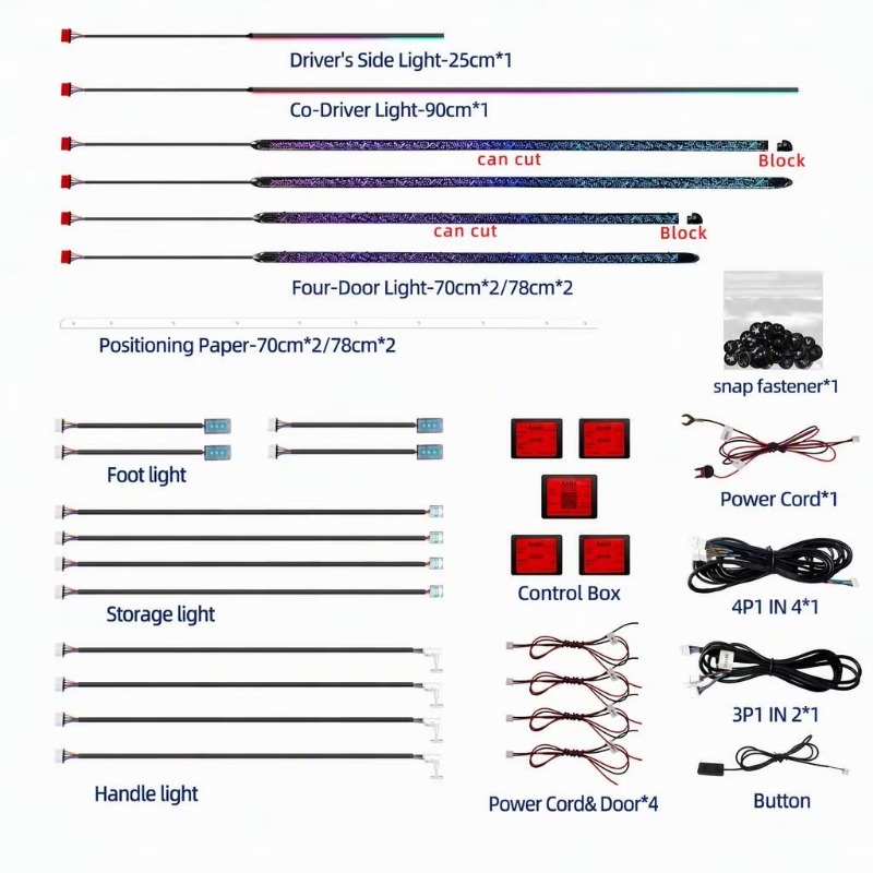 Kit Illuminazione Ambientale p - Door Handle recensione e prezzo