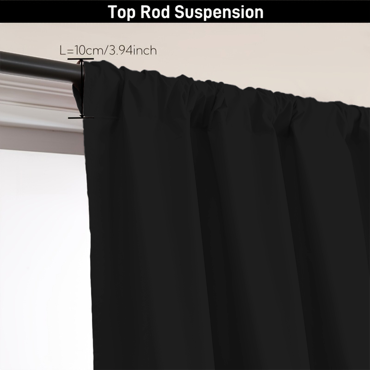 1 pezzo di tende oscuranti sem - Curtain Rods recensione e prezzo