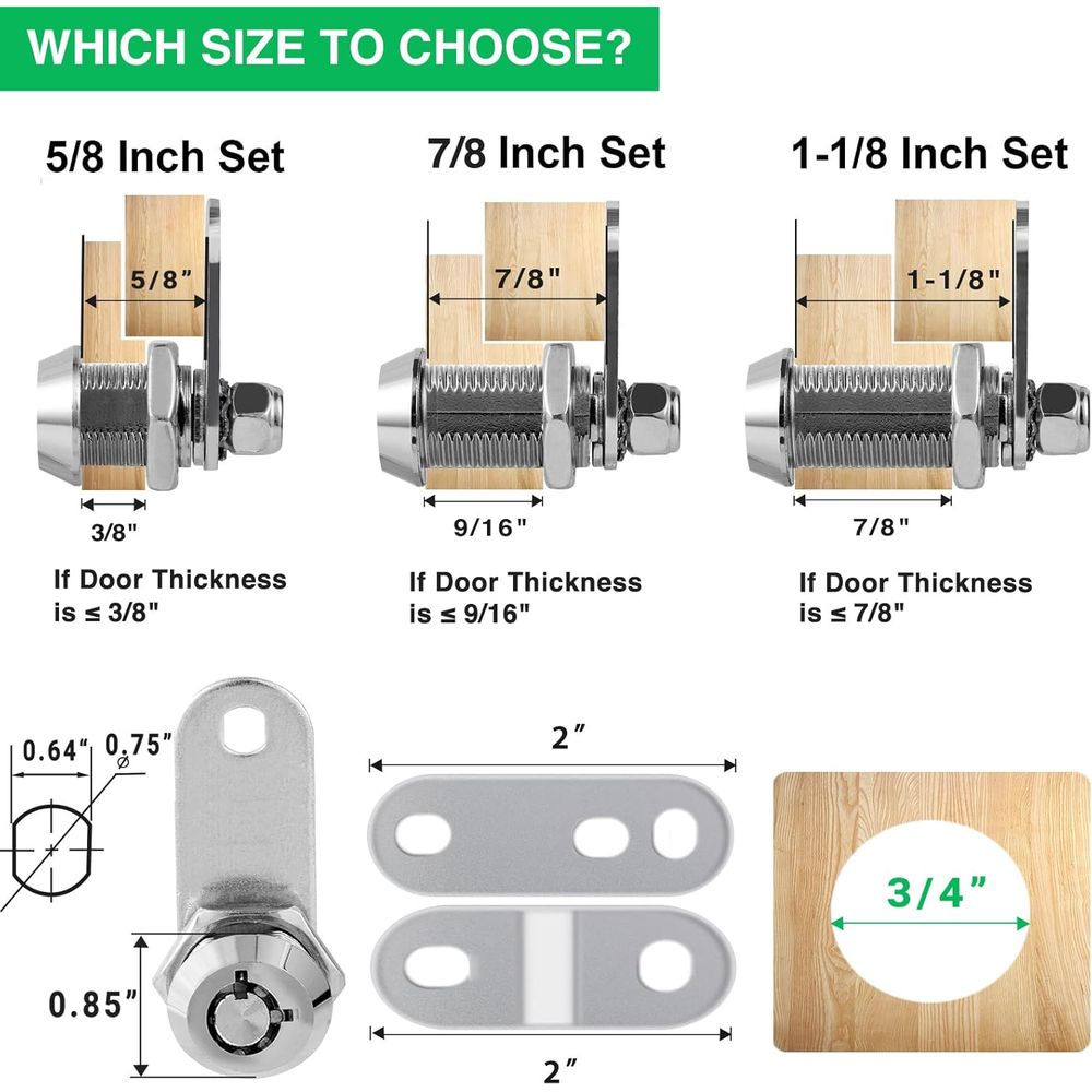 Set di 5 serrature per armadie - Door Lock recensione e prezzo