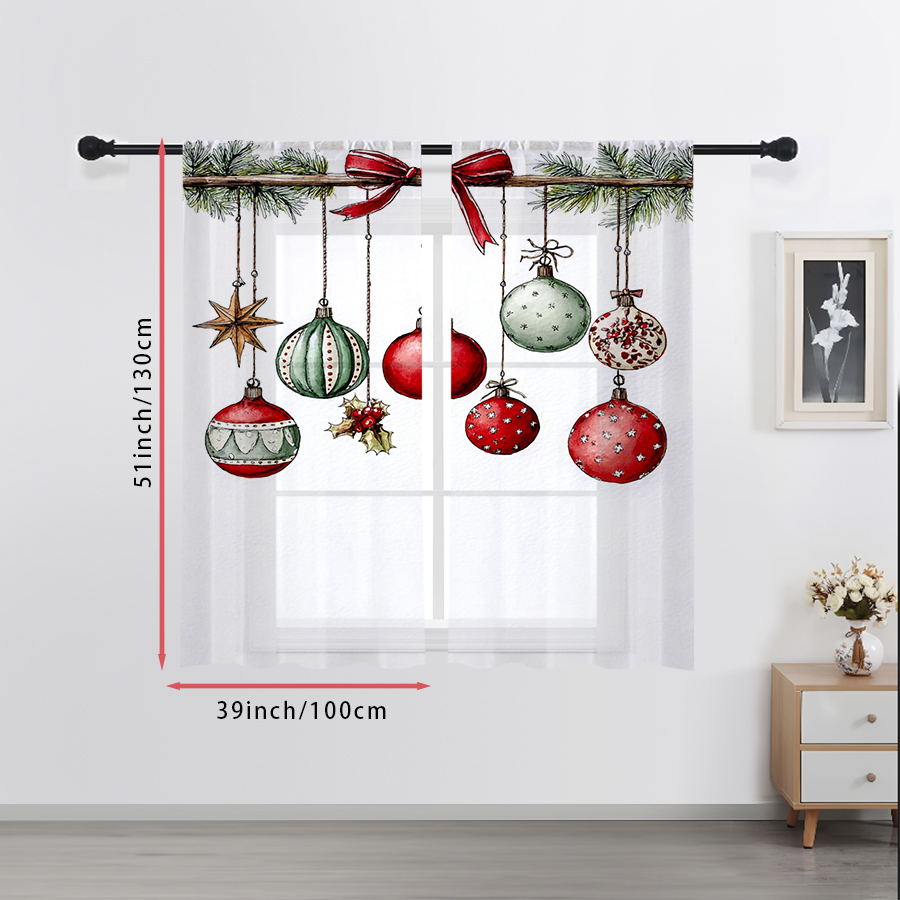 2 Pezzi di Tende Trasparenti N - Curtain Rods recensione e prezzo