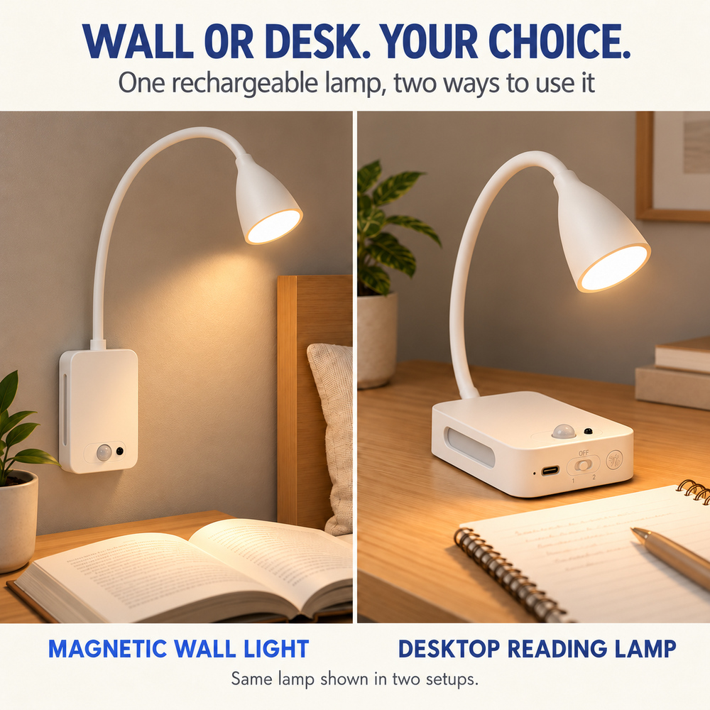 Lampada da lettura a LED ricar - Light Switch recensione e prezzo