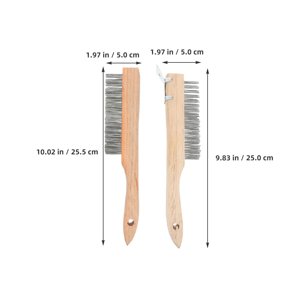 Set di 2 spazzole in filo d'ac - Paint Brush recensione e prezzo
