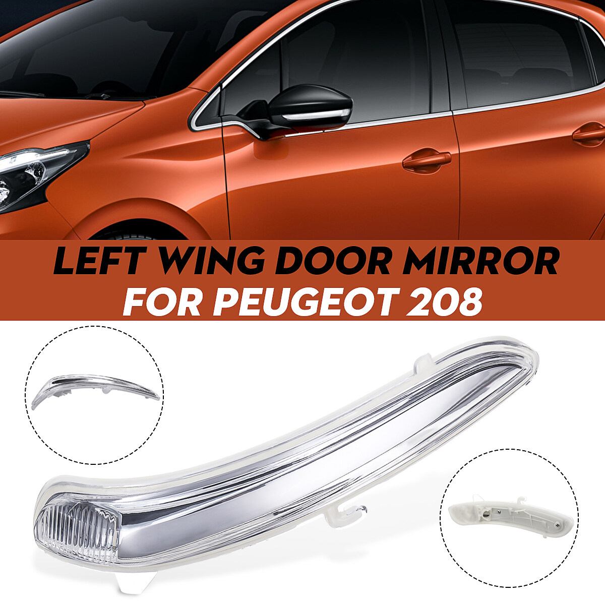 Car Door Wing specchietto retr - Led Strip Lights recensione e prezzo