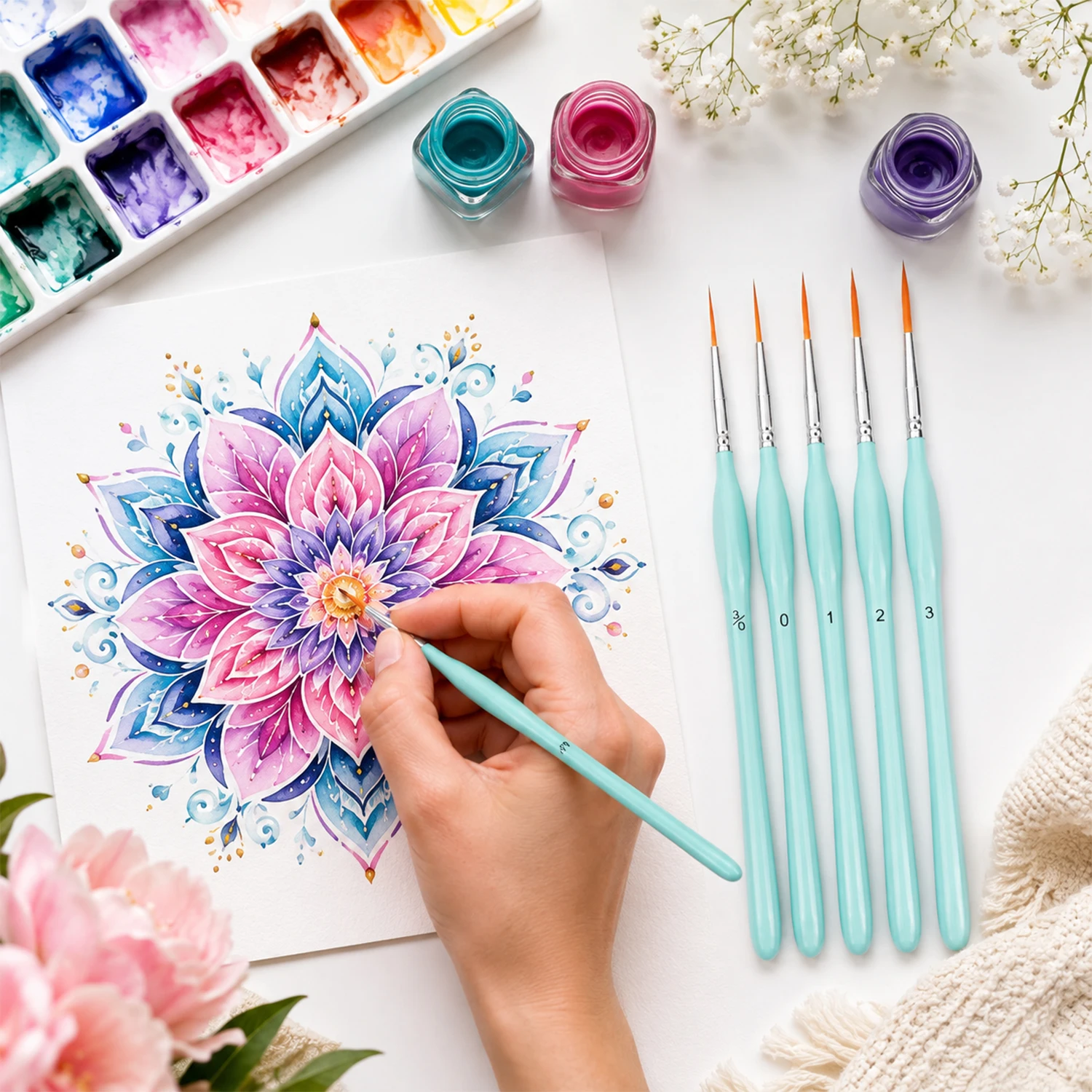 Set di 6 Pennelli per Pittura, - Paint Brush recensione e prezzo