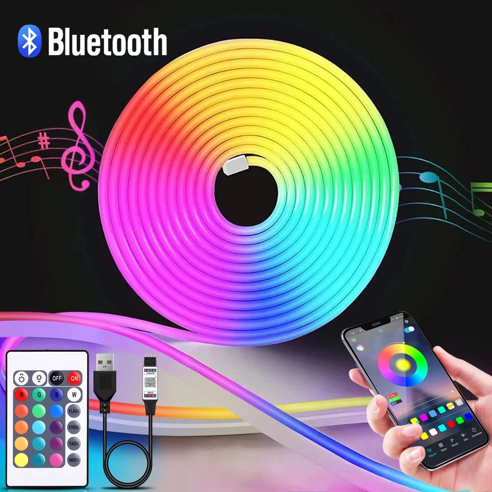 1-5m RGB LED Neon Strip Light  - Led Strip Lights recensione e prezzo